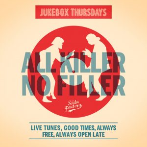 Jukebox Thursdays - every Thursday at The Soda Factory - Live Music Free Party Sydney