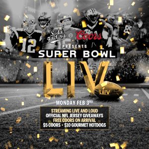 Super Bowl LIVE SCREENING at The Soda Factory Surry Hills